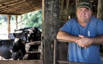 Produtores de leite aguardam pagamento de R$ 20 milhões de indústrias