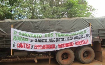 Na região Celeiro, manifestação ocorre nesta quinta-feira, com paralisação do trânsito na ERS 155