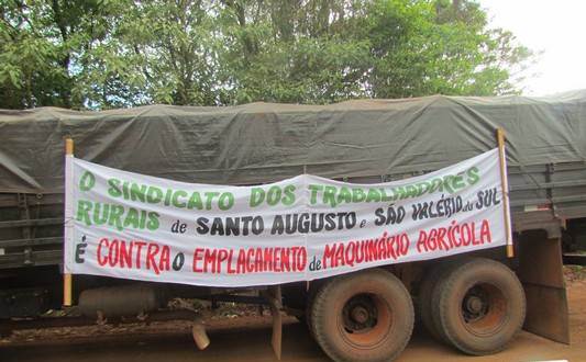 Na região Celeiro, manifestação ocorre nesta quinta-feira, com paralisação do trânsito na ERS 155