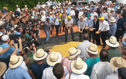 Abertura da Colheita do Milho no RS contou com Sartori