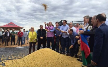 Governador Sartori abre oficialmente a colheita de soja em Tupanciretã