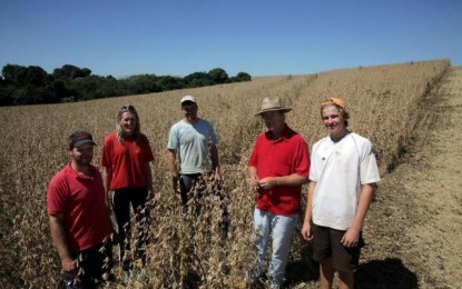 Família unida pela força do grão