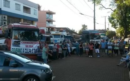 Caminhoneiros fazem mobilizações em pontos da Região Noroeste do RS