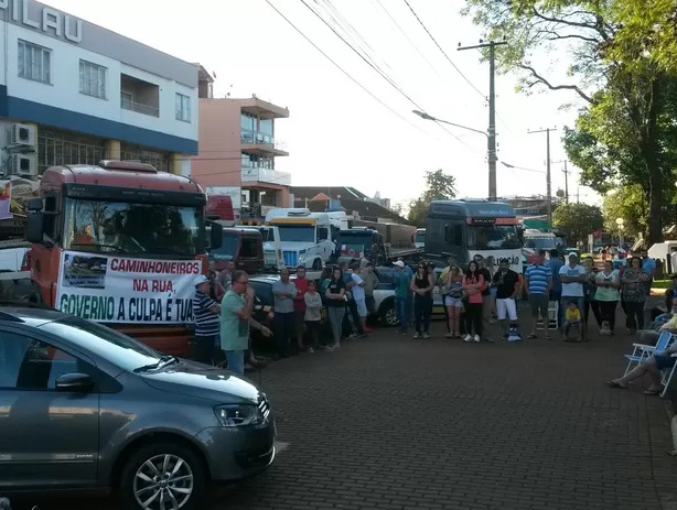 Caminhoneiros fazem mobilizações em pontos da Região Noroeste do RS