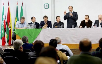 Agricultores entregam reivindicações do campo a Sartori