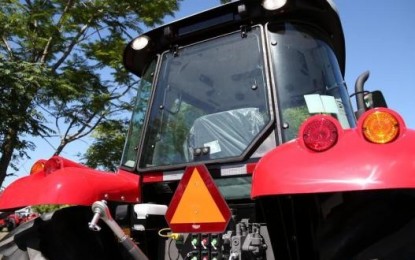 Vendas de máquinas agrícolas subiram 30,5% em agosto