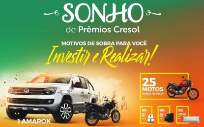 Campanha de Valorização Cooperativista Sonho de Prêmios da Cresol chega a 3ª Edição