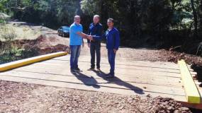 Humaitá e Sede Nova, Inauguram nova ponte que faz divisa entre os dois municípios