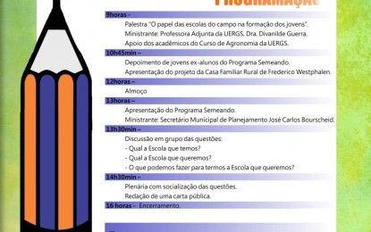 I Seminário Municipal de Educação do Campo vai ser realizado em Três Passos