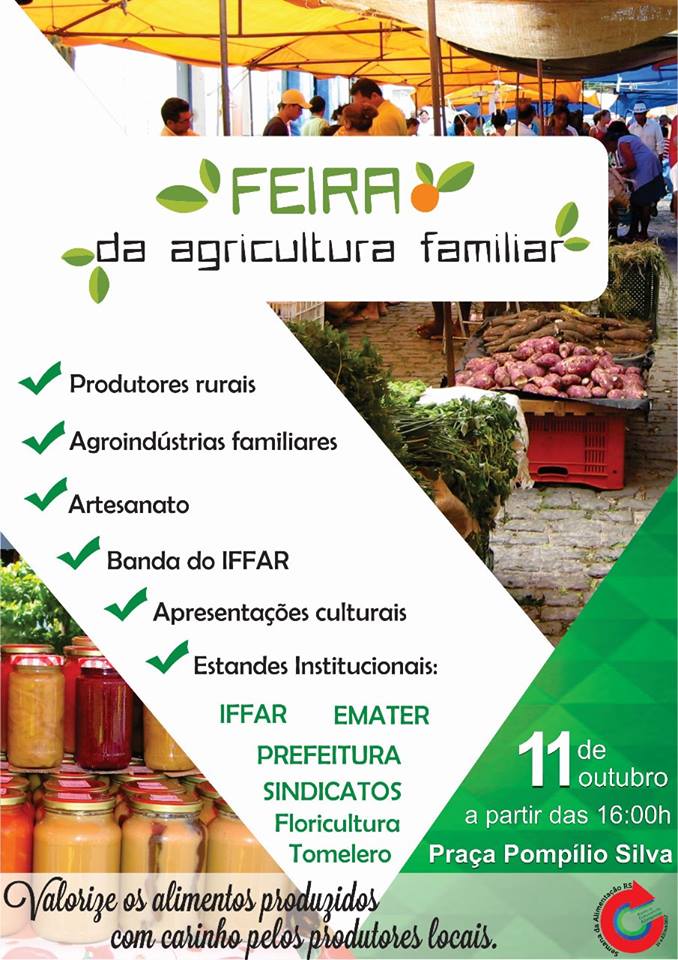 Eventos na Região Celeiro em comemoração à Semana da Alimentação