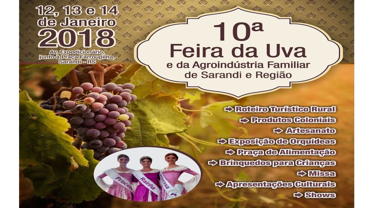 10ª edição da Feira da Uva em Sarandi