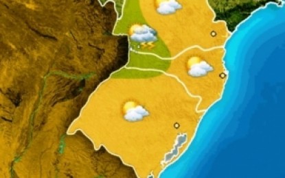 Previsão da semana com tempo aberto em todo o RS