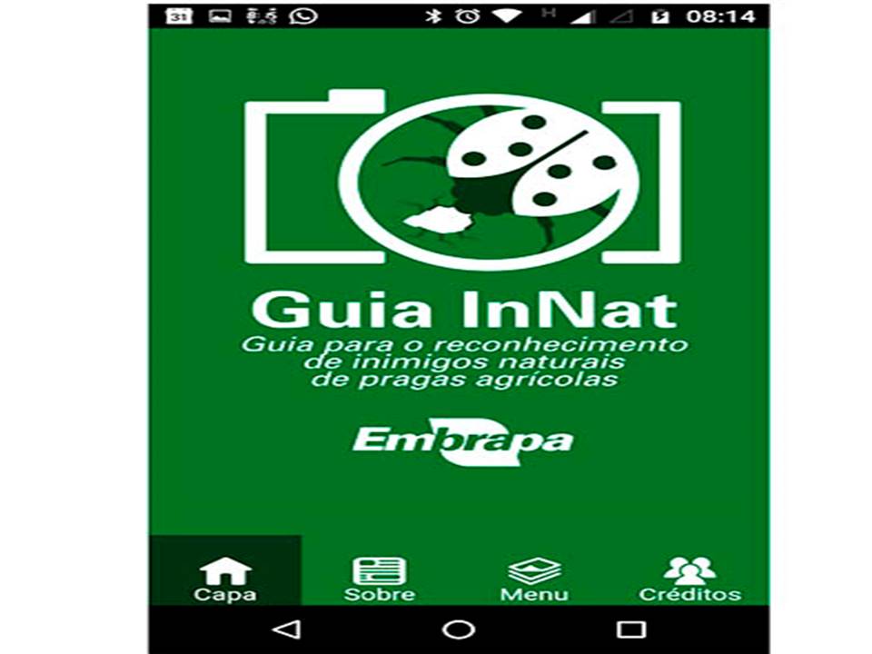 Aplicativo auxilia na identificação de inimigos naturais de pragas agrícolas