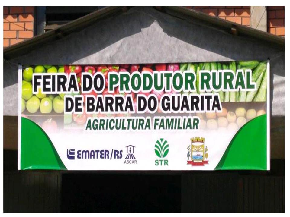 Produtores rurais de Barra do Guarita, mostrando seu potencial e sua diversidade