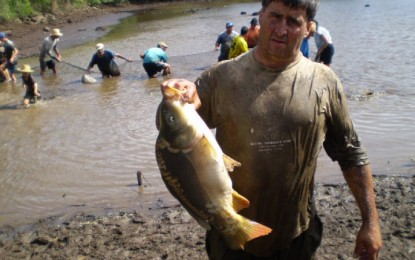 Piscicultores realizam despesca para atender demanda da Semana Santa