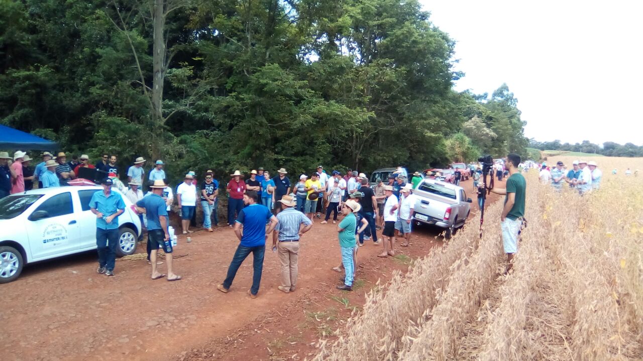 Dia de campo sobre insumos biológicos é realizado em Santa Rosa