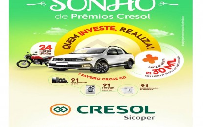 Como participar da campanha sonho de prêmios da Cresol
