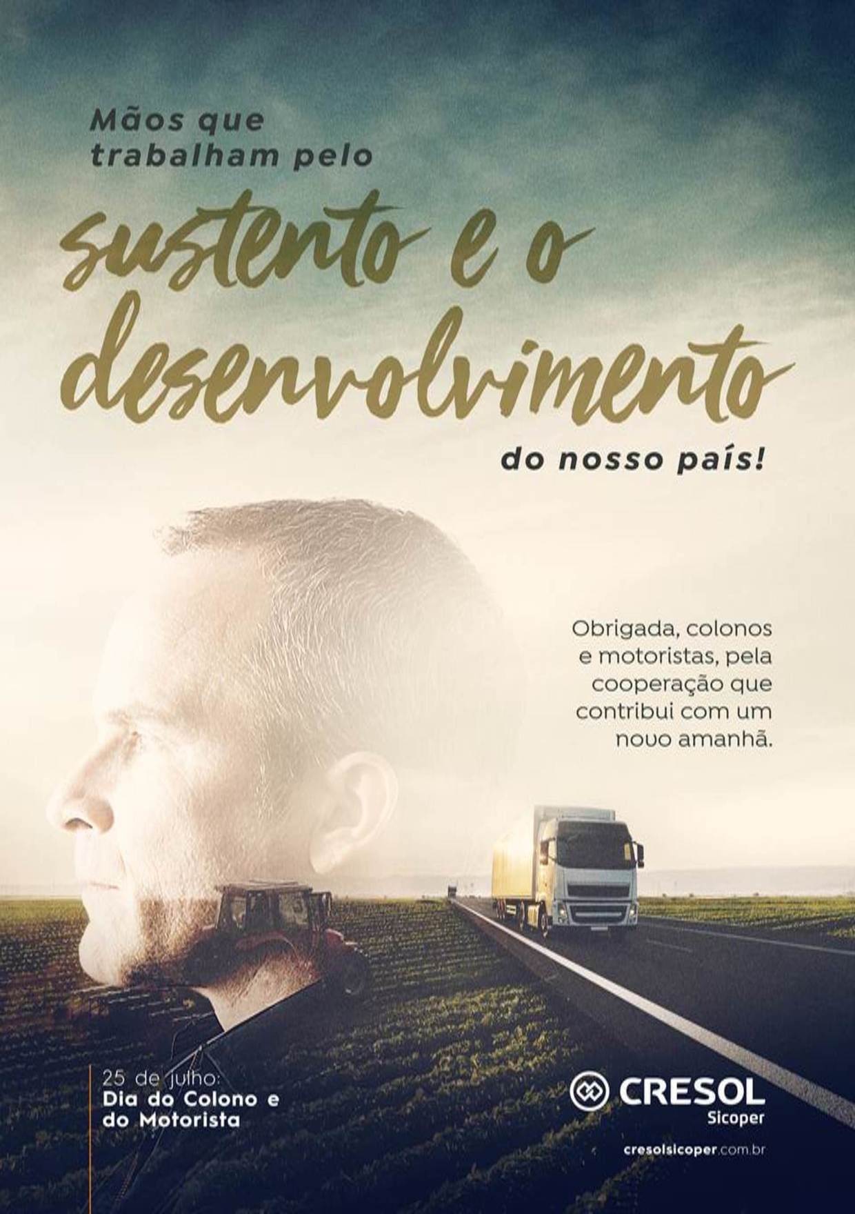 Cresol faz Homenagem ao dia do Colono e Motorista