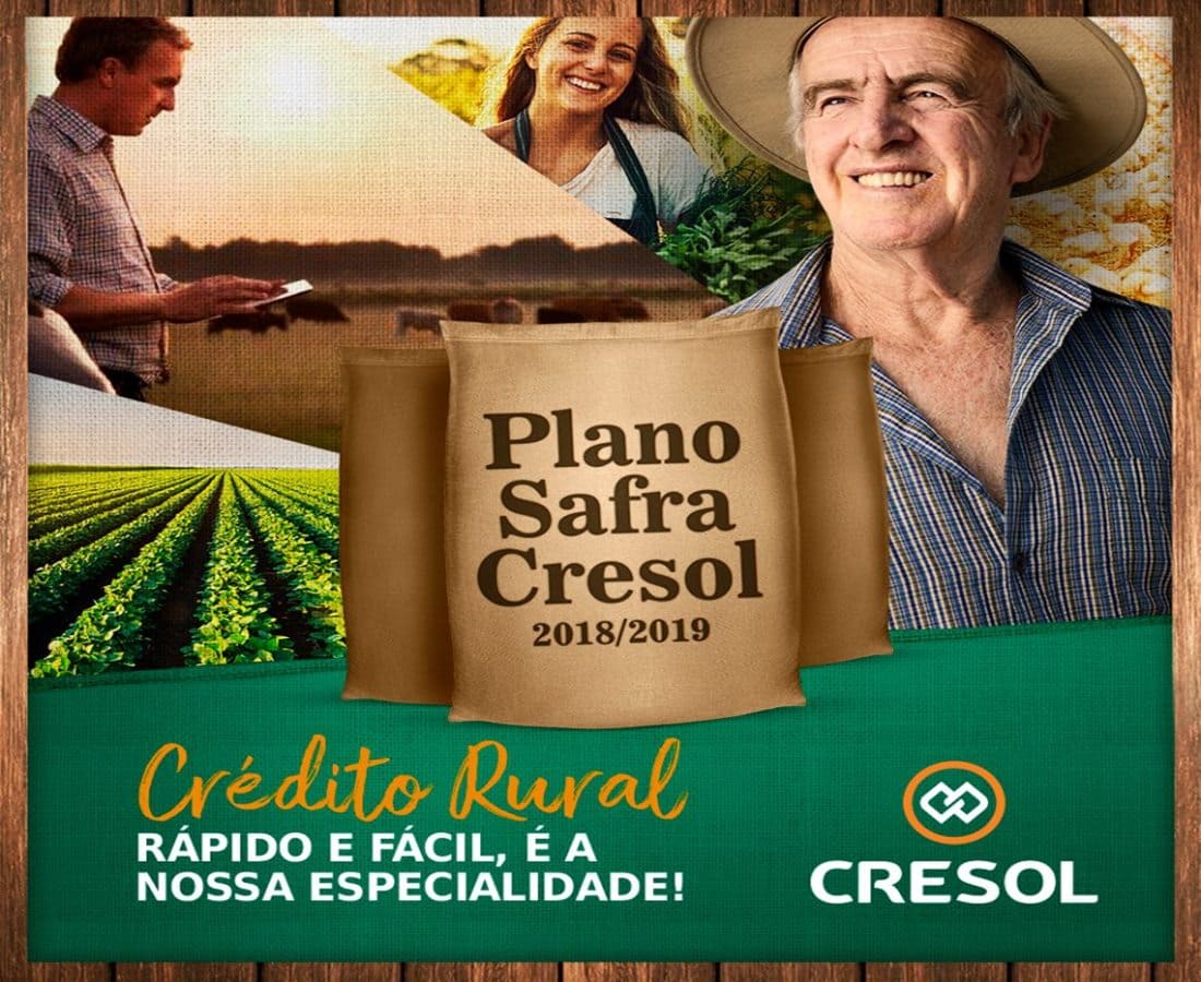 Linha de custeio e investimento na Cresol