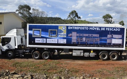 Entreposto móvel processará pescado próximo ao produtor