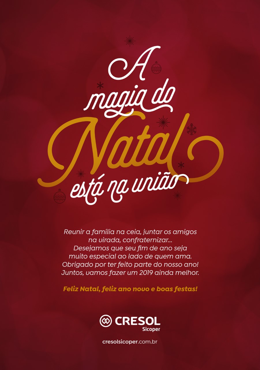 A Cresol Deseja a Você um Feliz Natal