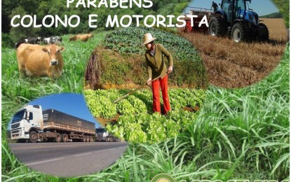 25 de Julho Dia do Colono e Motorista