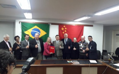 Portelenses participam de Seminário e assinatura de Termo de Cooperação Brasil/China